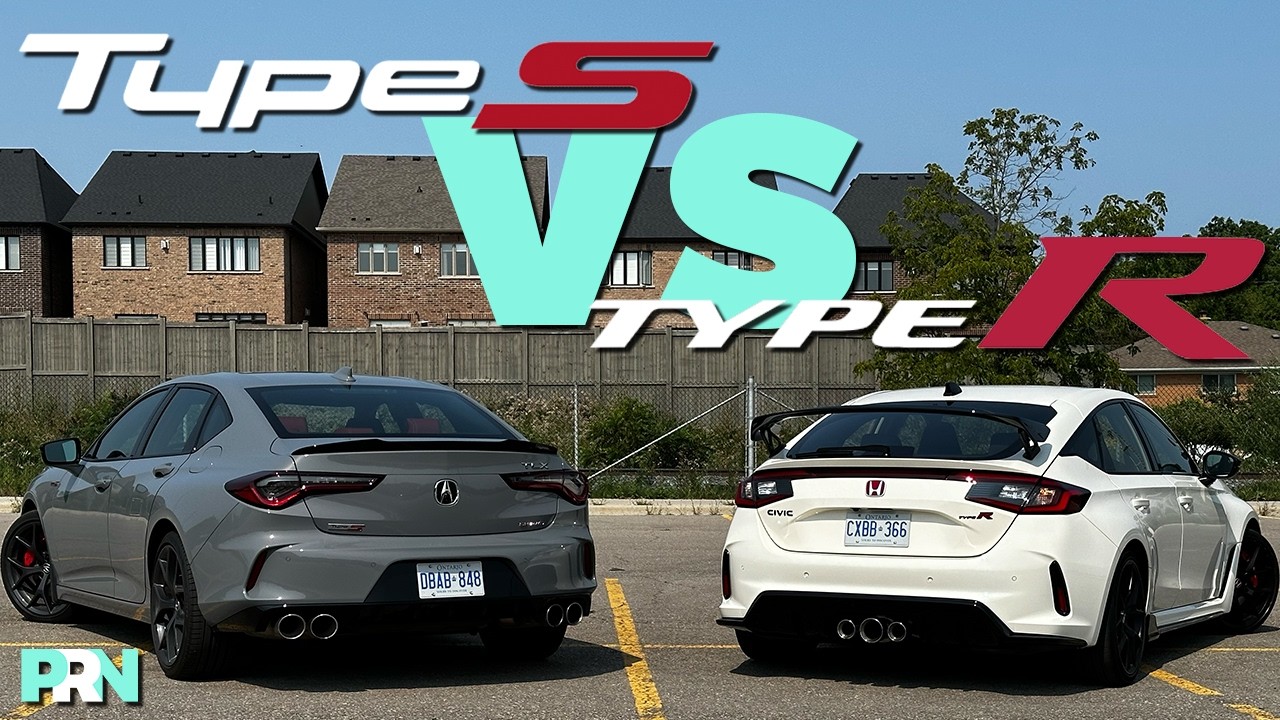 Acura Type R Rival 2024 Acura TLX Type S vs Honda Civic Type R | Showdown of the Turbos ...