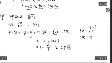 函数的微分与线性近似 differential and linear approximation