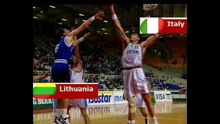 LITHUANIA vs ITALY / 1995 EuroBasket (Group A)