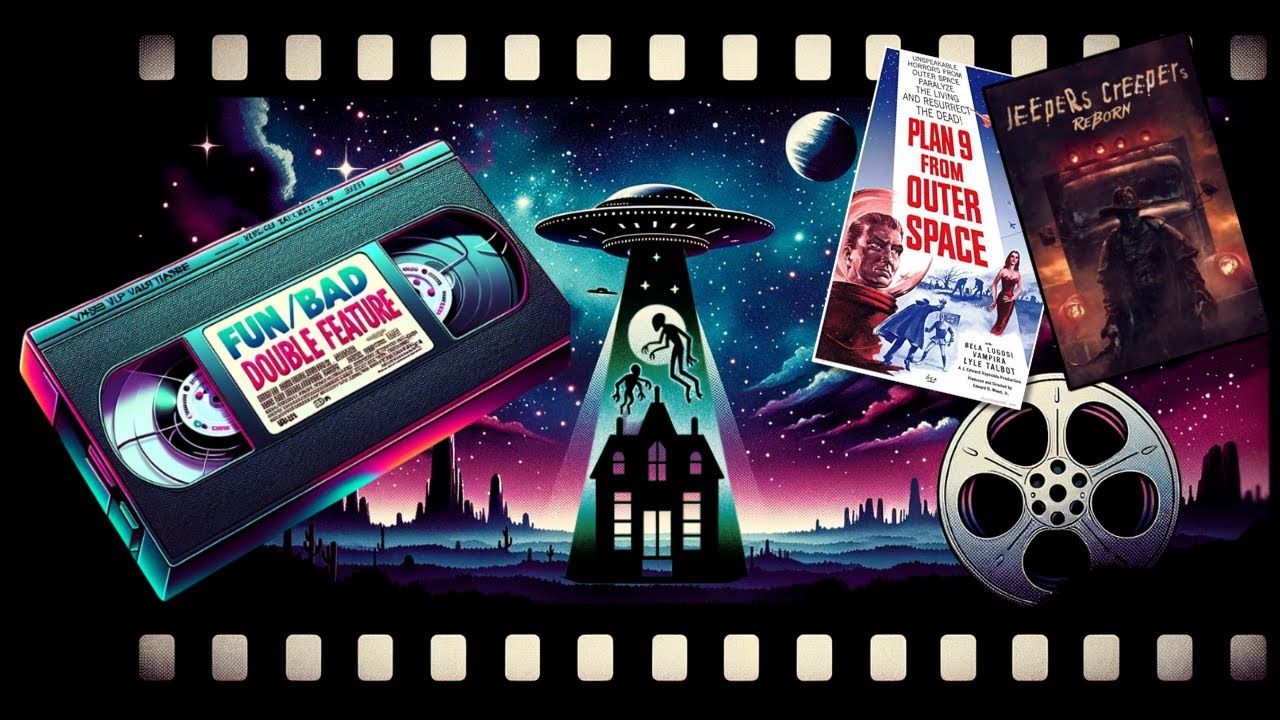 Fun Bad Horror DOUBLE FEATURE "Jeepers Creepers Reborn" & "Plan 9 From