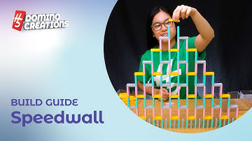How to Build a Dominos Speedwall with Lily Hevesh | Games for Kids