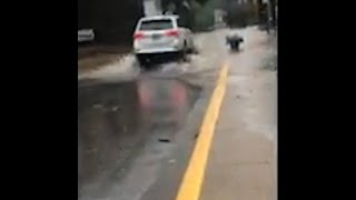 Tropical Storm Isaias causes flooding in downtown Califon