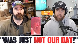 2 MINS AGO: TRAVIS APOLOGIZES TO TAYLOR FOR “LETTING HER DOWN” ON LIVE PODCAST?!
