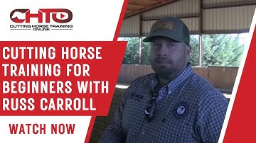Cutting Horse Training For Beginners with Russ Carroll