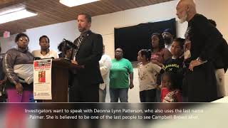 CrimeStoppers press conference for Kelly Campbell-Brown