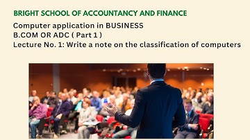 Computer application in business | B.COM OR ADC (Part 1) | Past papers Solved | Lecture: No 1