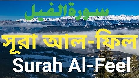 Surah Al feel l Omar Hisham Al Arabi l سورة الفيل - عمر هشام العربي l Gazi Asad