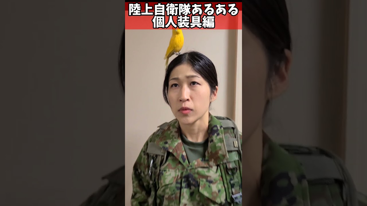 陸上自衛隊あるある】個人装具編 気付いたら全身私物の装具 ＃Shorts