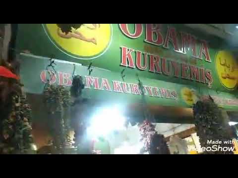 جوله جديده في أشهر محلات المكسرات في تركيا امنينوا محل اوباما