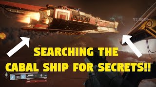 Destiny 2 Beta - EXPLORING THE CABAL SHIP FOR SECRETS! (Homecoming)