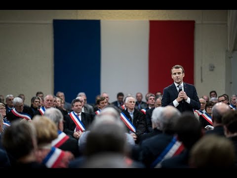 Grand Débat d'Emmanuel Macron avec les maires d’Occitanie à Souillac