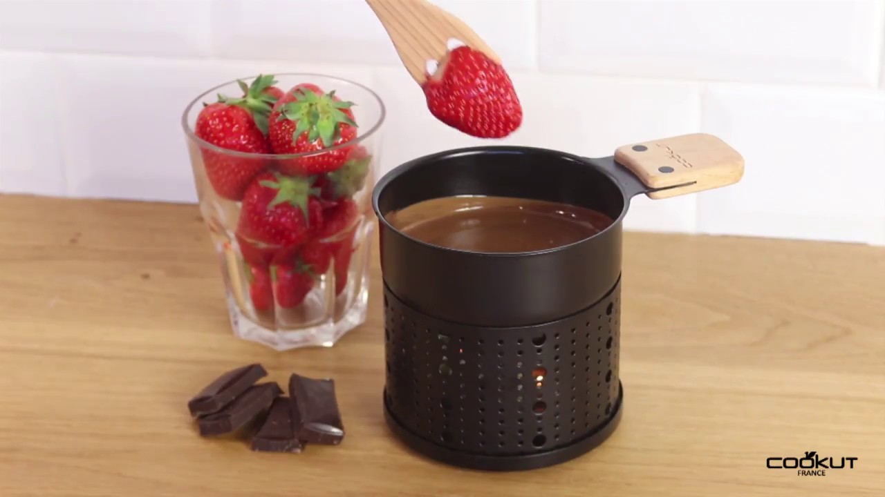 Set Lumi Choco, pour fondue chocolat à la bougie / Cookut YouTube