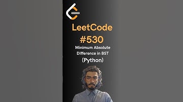 LeetCode#530 Minimum Absolute Difference in BST - Python