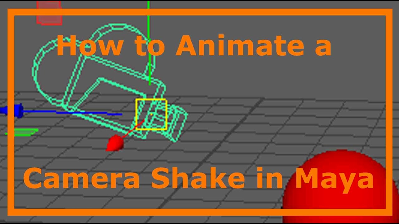 Animate a Camera Shake in Maya - YouTube