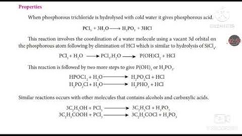 12th chemistry, lesson 3 (phosphorous trichloride and pentachloride ) |tamil|
