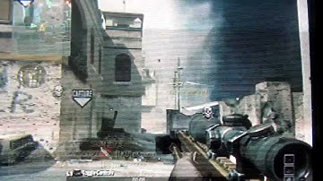 MW3 Random throwing knife FTW