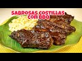 Como hacer Costillas de res con BBQ horneadas.