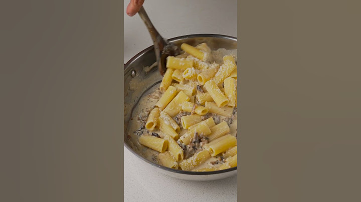 Three-Fungi Alfredo Rigatoni #danospartner #itscheesoning @DanOsSeasoning
