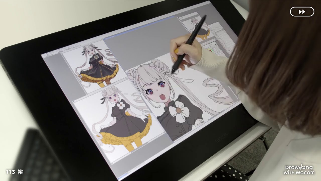 イラストレーター 裕 Drawing With Wacom Dww Youtube