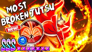 MOST BROKEN JUTSU IN NxB NV! Baryon Mode Naruto Tail Jutsu New In NxB Ninja Voltage screenshot 3