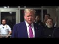 Trump Speaks After 4th Day of Trial - WATCH.