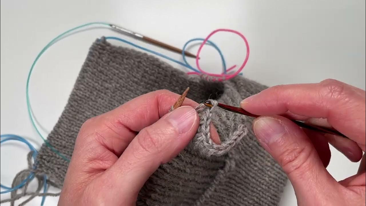 Bind off knitwise, using a crochet hook YouTube