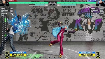 How to practice kof xv 2 : late normal throw break Option select