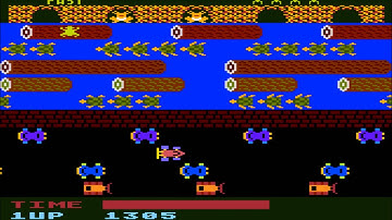 Frogger for the Atari 8-bit family