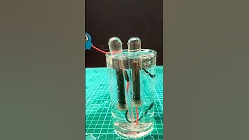 How To Produce Hydrogen And Oxygen From Water/ Electrolysis Of Water, #shorts