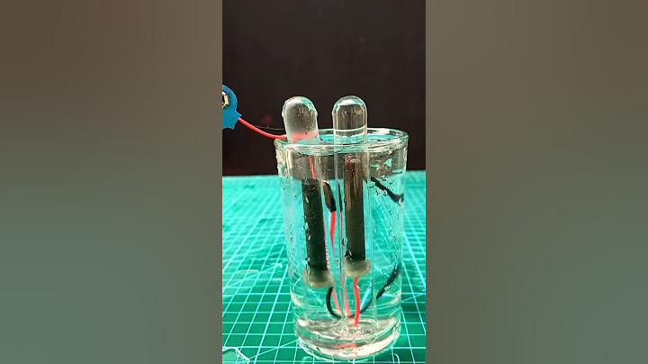 How To Produce Hydrogen And Oxygen From Water/ Electrolysis Of Water, #shorts