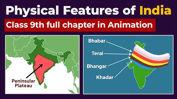 Physical Features of India Class 9 full Chapter in Animation | Class 9 Geography Chapter 2 | CBSE