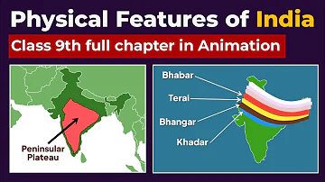 Physical Features of India Class 9 full Chapter in Animation | Class 9 Geography Chapter 2 | CBSE