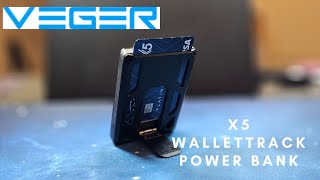 VEGER X5 6-in-1 WalletTrack Power Bank | A Quick Look