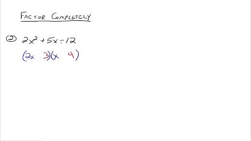 Factoring Trinomials Part 2