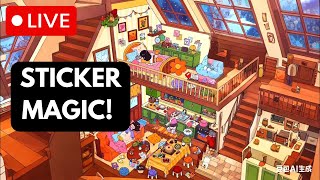 Sticker Magic! P4🔥#livestream  #shorts #usa #tiktok #funny #love #fyp  #trending #explore  #music