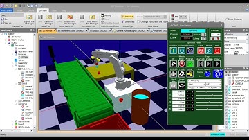 Mitsubishi RT ToolBox 3 pick and place 3D Simulation