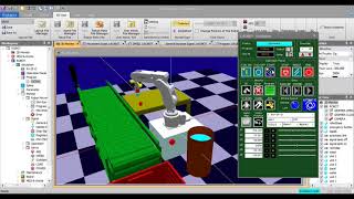 Mitsubishi RT ToolBox 3 pick and place 3D Simulation