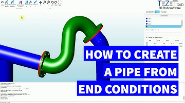 Creating a pipe from end conditions