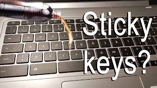 How to clean sticky keyboard keys! screenshot 5