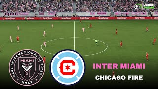 INTER MIAMI vs CHICAGO FIRE  🔴 MLS | Match simulation efootball pes21 videogame screenshot 2