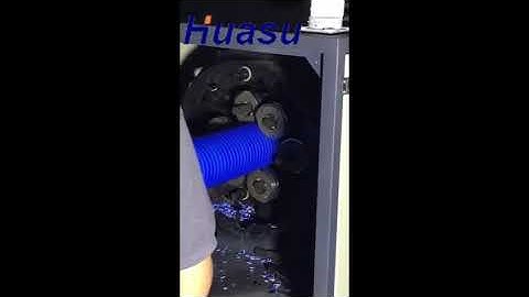 DWC pipe manufacturing machine/ water cooling&vacuum forming /corrugated pipe extrusion