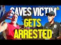 Officers Arrest Good Samaritan After Aiding Crash