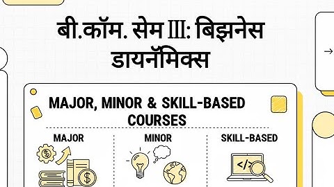 B.Com second year 3rd Sem SGBAU NEP Syllabus | B.Com 3rd Semester business dynamics #nep2020