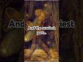 Not human.. not animal.. REAL CREATURE? #shorts #art #painting #history #scary