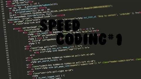 [GMOD] Speed Coding #1
