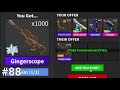 MM2 TRADING MONTAGE #88 (INSANE WINS!!!)