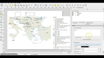 QGIS   manipulating print composer items coordinate reference system