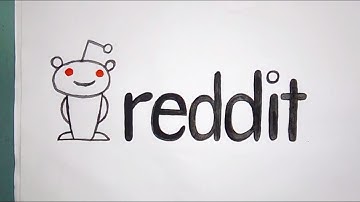 How to draw the reddit logo