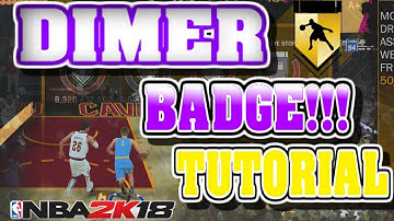 BEST METHOD TO GET DIMER BADGE!!!!! NBA 2K18 | DRIBBLE GOD | EASY METHOD