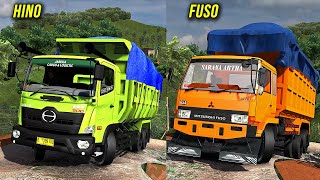 Hino Dump Truck VS Fuso di Tanjakan Maut - Euro Truck Simulator 2